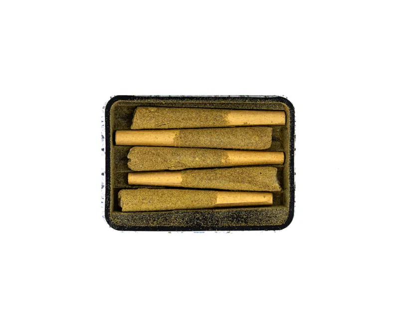 5 Pre-rolls per Pack K Prerolls – Infused with Diamonds + Kief
