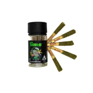 5 Pre-rolls per Pack Lime Cannabis