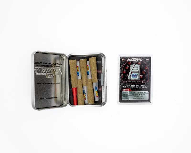 5 Pre-rolls per Pack Sluggers Hit Infused Prerolls